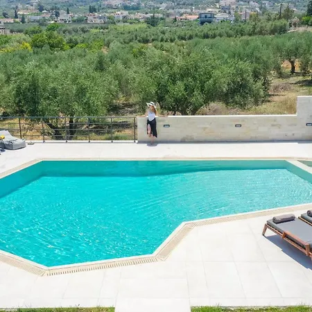 Lefkothea With Large Pool, Bbq & Playground Villa