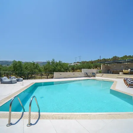 Lefkothea With Large Pool, Bbq & Playground Villa